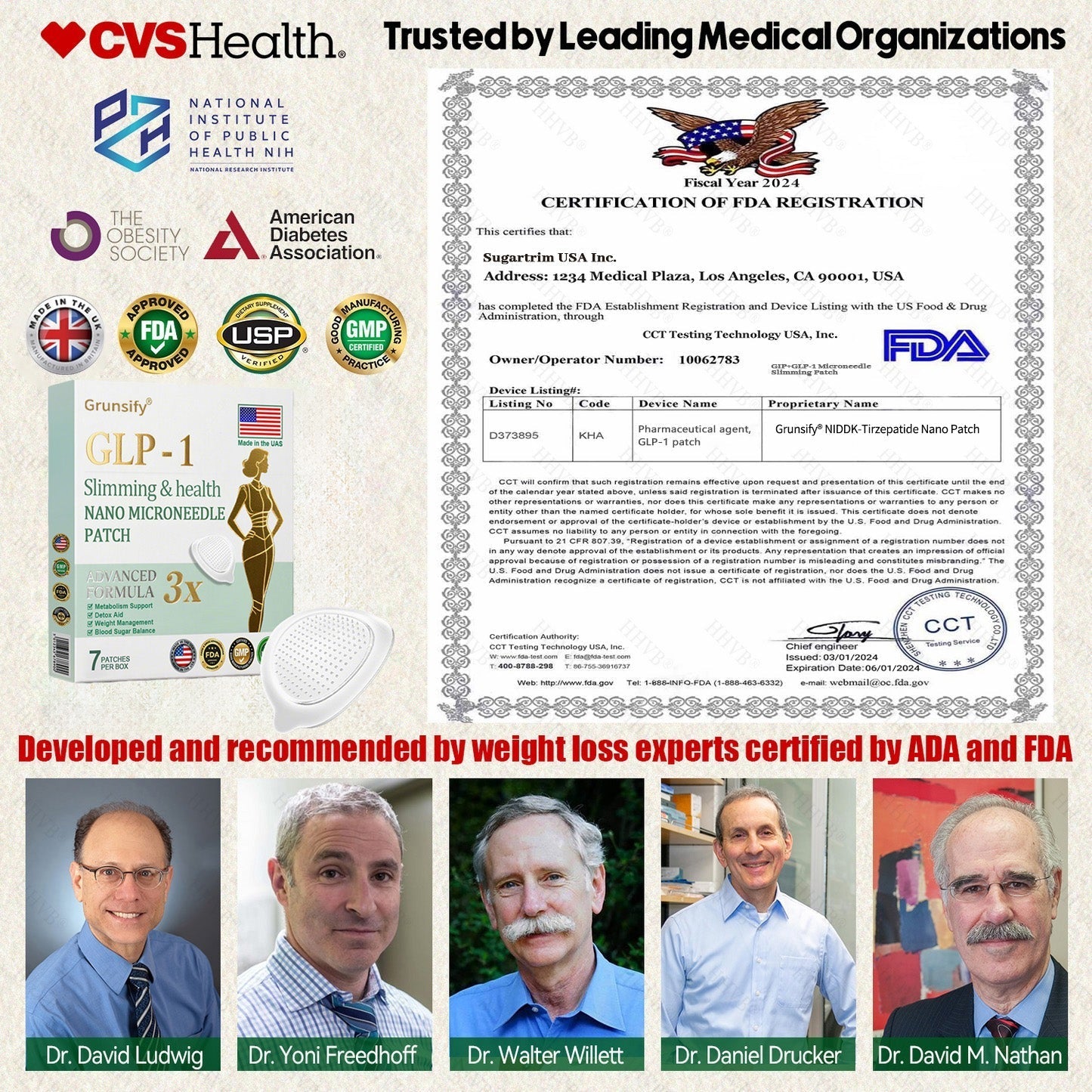 【New Product Last Minute! 80% OFF】Vaxflite® NIDDK-Tirzepatide Nano Patch 🇺🇸⚕️ (Painless 24/7 Fat Burning | Lose 20 Pounds in Weeks | Crush Cravings Fast!
